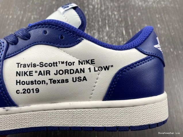 Bmlin SCOTT TRAVIS CUSTOM X 1 X AIR JORDAN DM7890-101 OFF-WHITE 0802